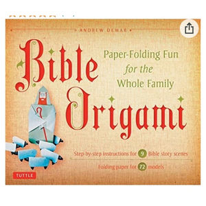 Bible origami paper folding kit new